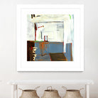 Small Red Door by Mark Pulliam on GIANT ART - blue abstract