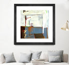 Small Red Door by Mark Pulliam on GIANT ART - blue abstract