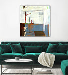 Small Red Door by Mark Pulliam on GIANT ART - blue abstract