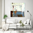 Small Red Door by Mark Pulliam on GIANT ART - blue abstract