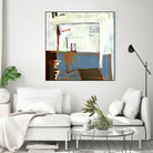 Small Red Door by Mark Pulliam on GIANT ART - blue abstract