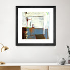 Small Red Door by Mark Pulliam on GIANT ART - blue abstract