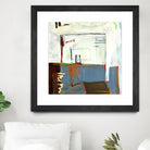 Small Red Door by Mark Pulliam on GIANT ART - blue abstract