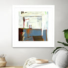 Small Red Door by Mark Pulliam on GIANT ART - blue abstract