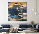 Boat by Mark Pulliam on GIANT ART - orange abstract
