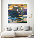 Boat by Mark Pulliam on GIANT ART - orange abstract