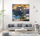 Boat by Mark Pulliam on GIANT ART - orange abstract