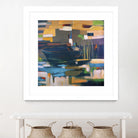 Boat by Mark Pulliam on GIANT ART - orange abstract