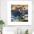Boat by Mark Pulliam on GIANT ART - orange abstract
