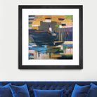 Boat by Mark Pulliam on GIANT ART - orange abstract