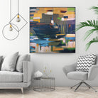 Boat by Mark Pulliam on GIANT ART - orange abstract