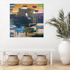 Boat by Mark Pulliam on GIANT ART - orange abstract