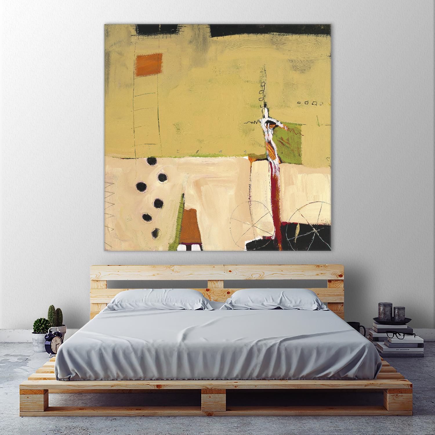 Le Circ II by Mark Pulliam on GIANT ART - yellow abstract