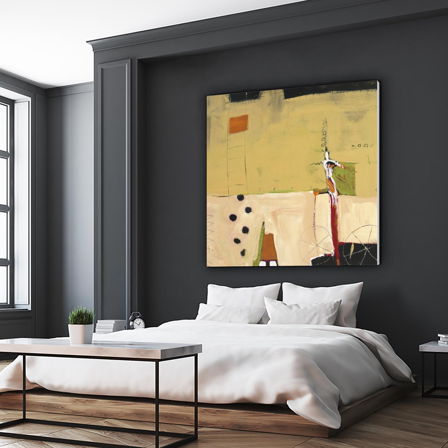 Le Circ II by Mark Pulliam on GIANT ART - yellow abstract