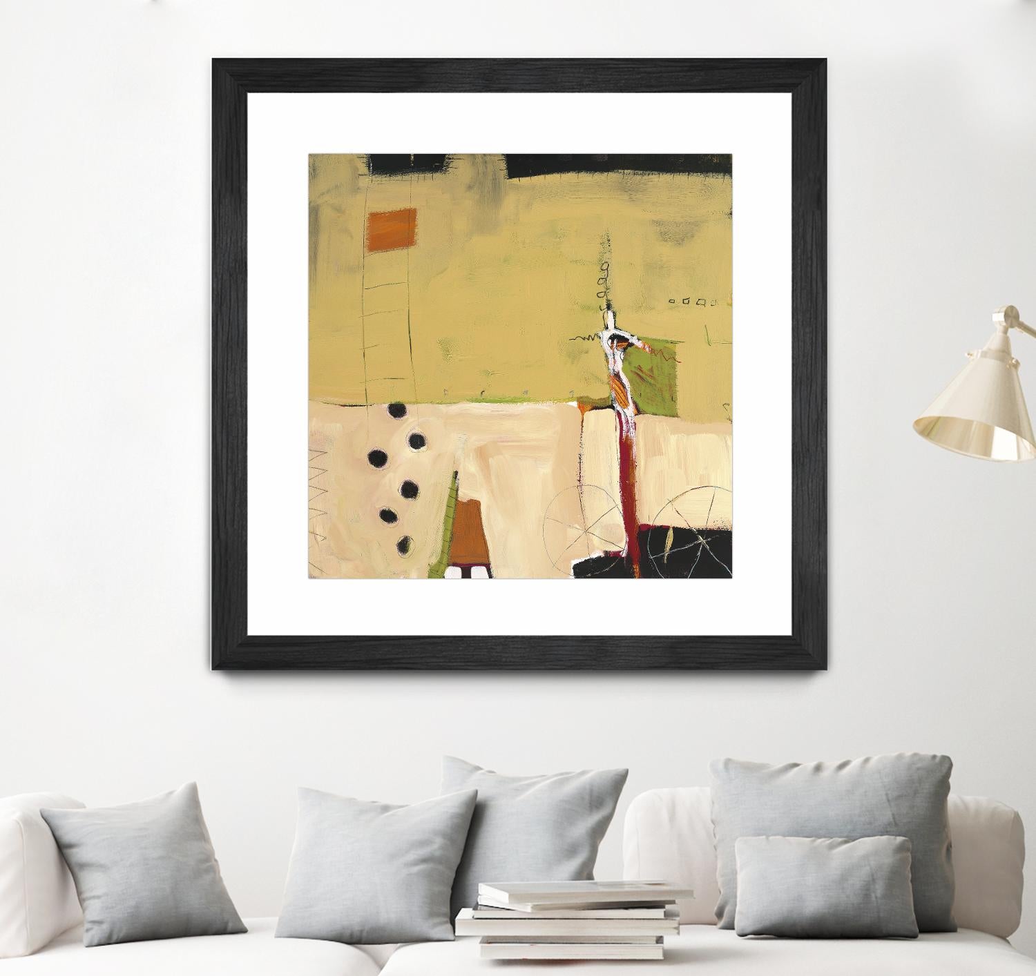 Le Circ II by Mark Pulliam on GIANT ART - yellow abstract