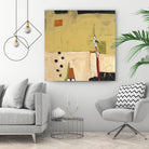 Le Circ II by Mark Pulliam on GIANT ART - yellow abstract