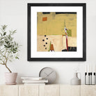 Le Circ II by Mark Pulliam on GIANT ART - yellow abstract