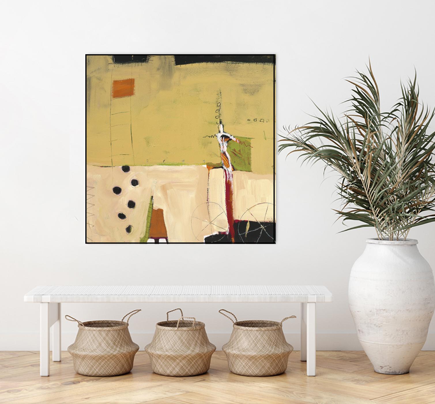 Le Circ II by Mark Pulliam on GIANT ART - yellow abstract