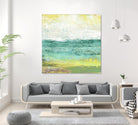 Ocean Light I by Maya Woods on GIANT ART - yellow abstract