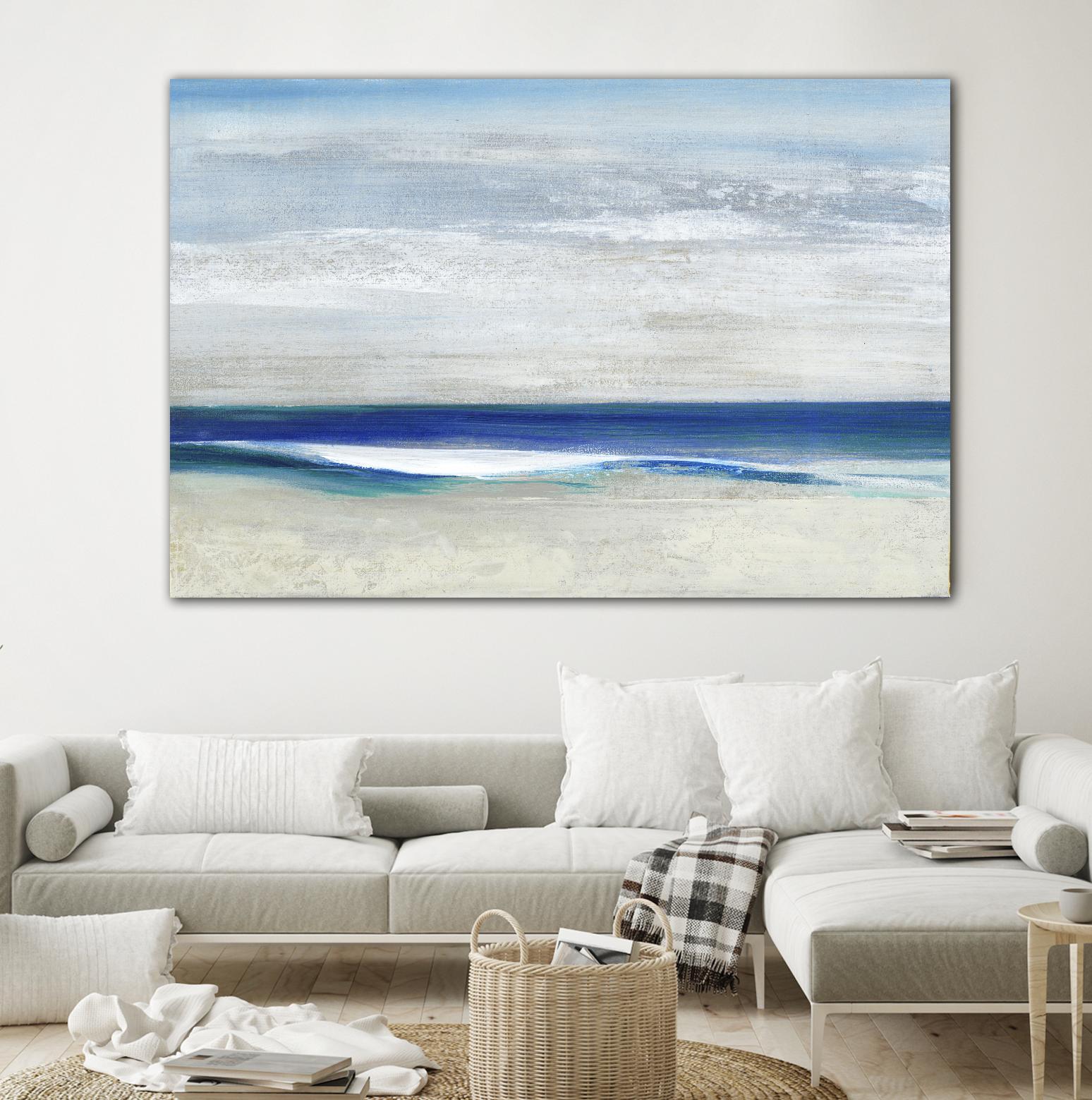 Summers End by Maya Woods on GIANT ART - beige abstract