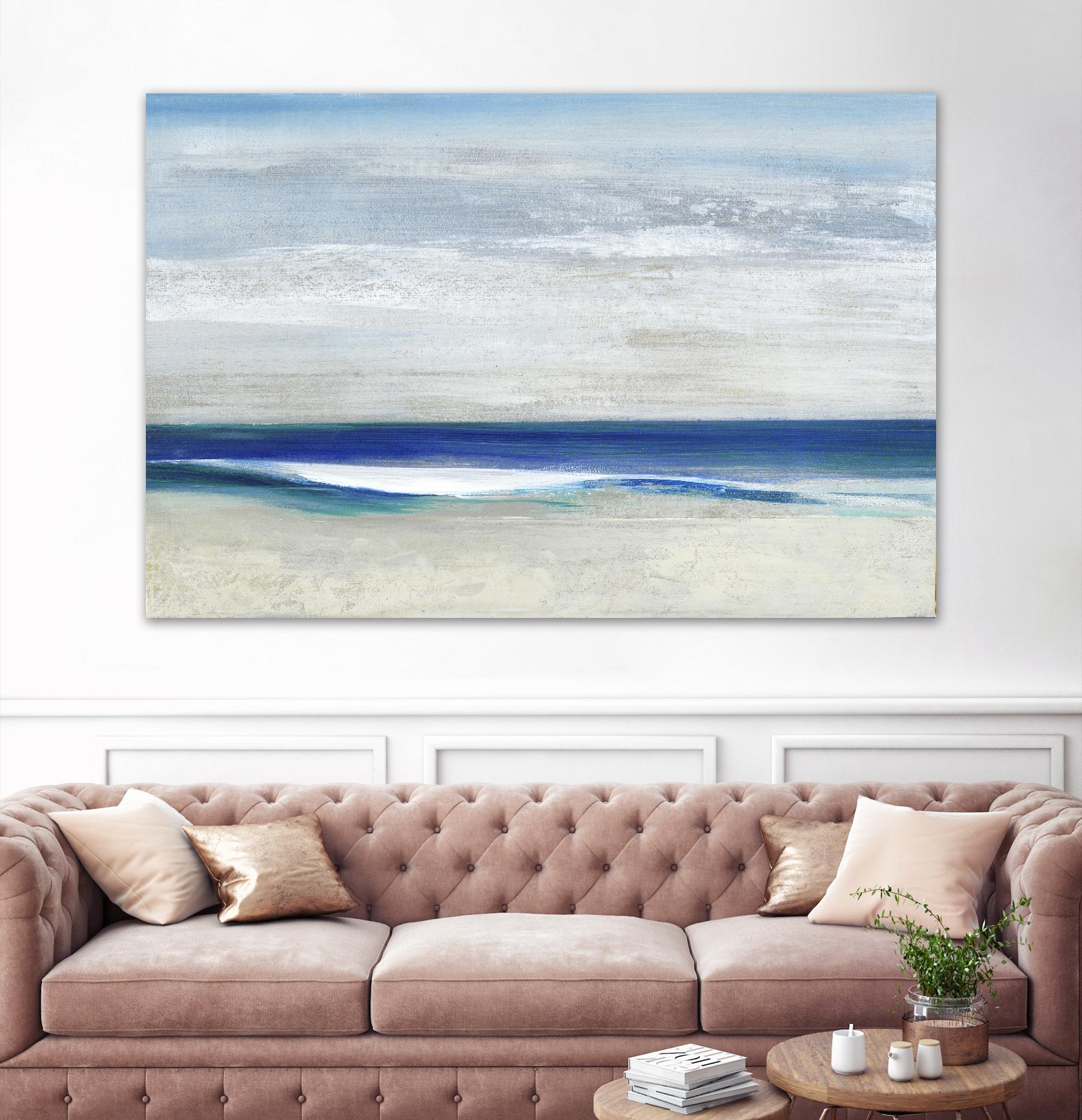 Summers End by Maya Woods on GIANT ART - beige abstract
