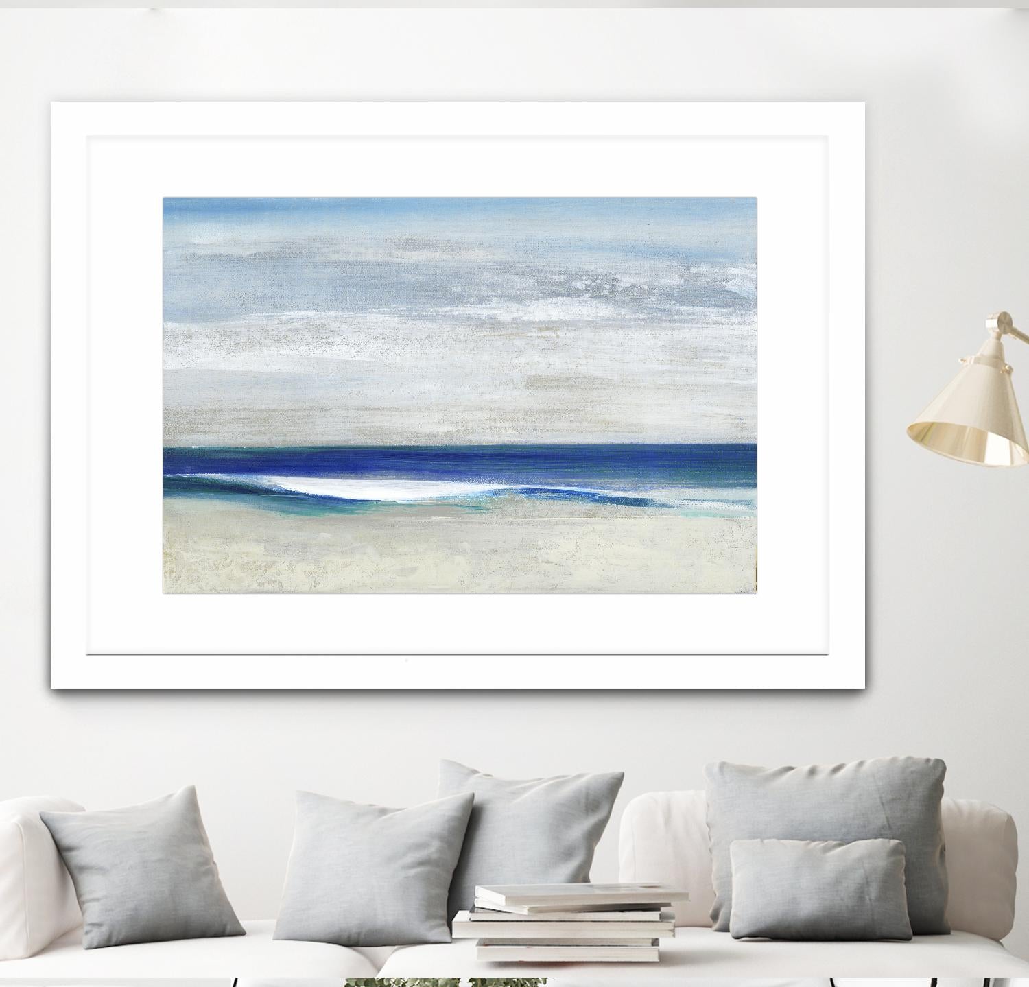 Summers End by Maya Woods on GIANT ART - beige abstract