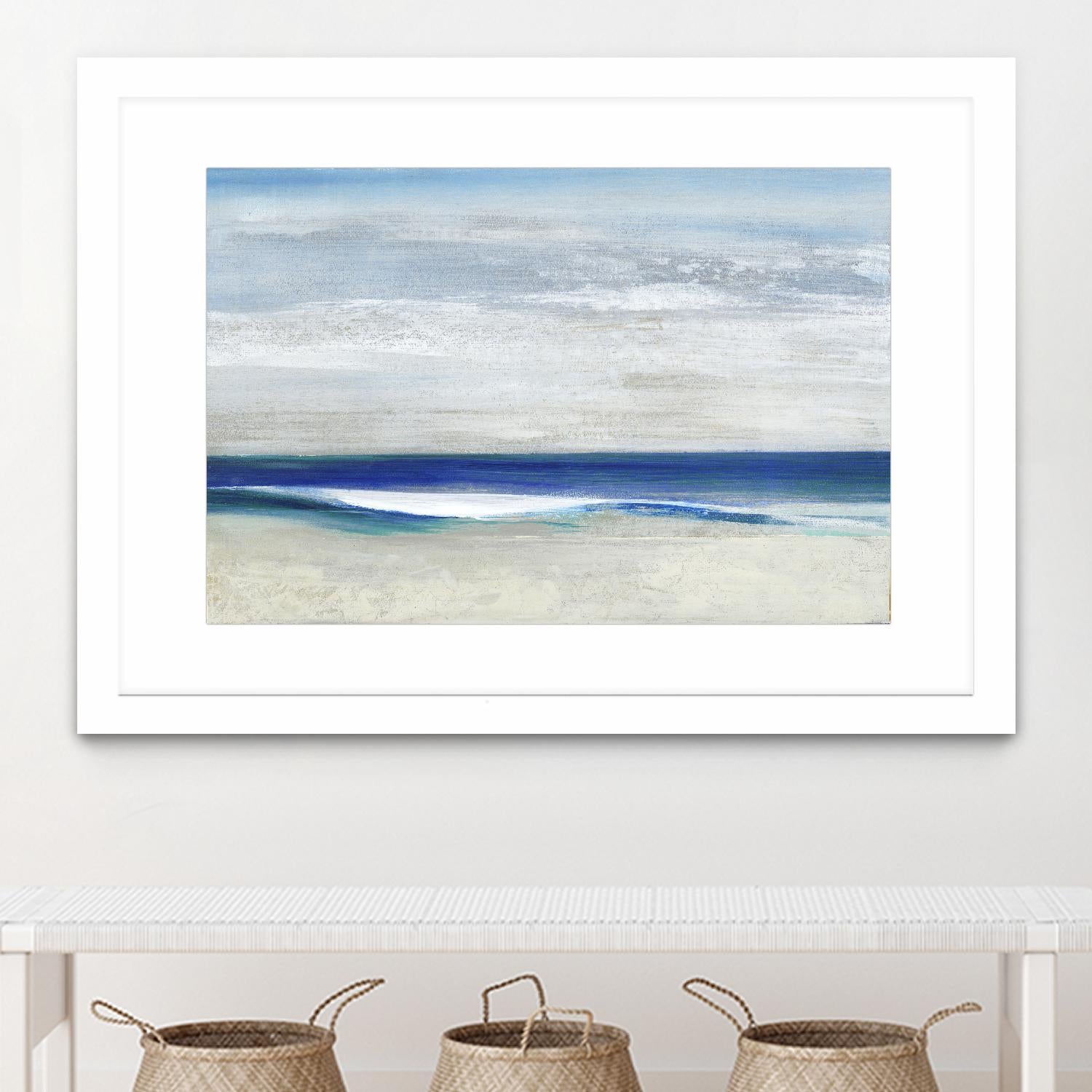 Summers End by Maya Woods on GIANT ART - beige abstract