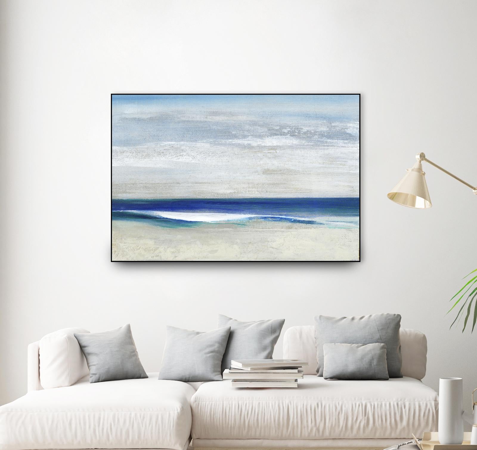 Summers End by Maya Woods on GIANT ART - beige abstract