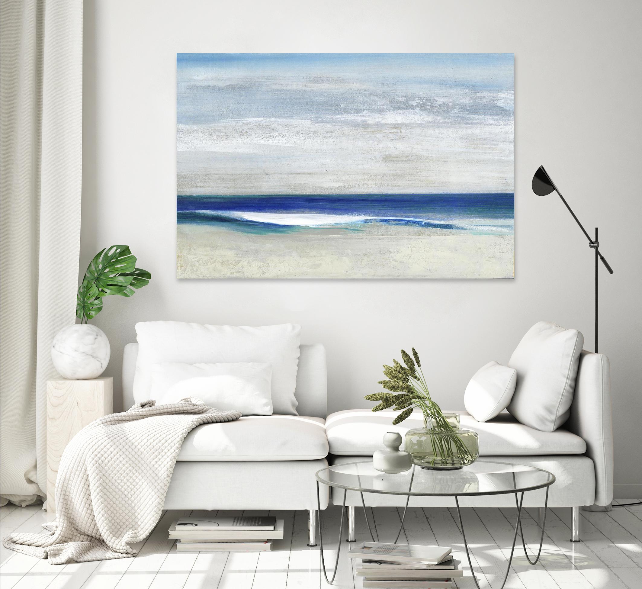 Summers End by Maya Woods on GIANT ART - beige abstract