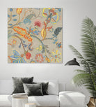 Folklore I by Maya Woods on GIANT ART - red floral