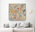 Folklore I by Maya Woods on GIANT ART - red floral