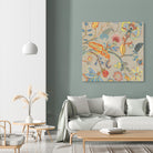 Folklore I by Maya Woods on GIANT ART - beige flowers