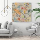 Folklore I by Maya Woods on GIANT ART - beige flowers