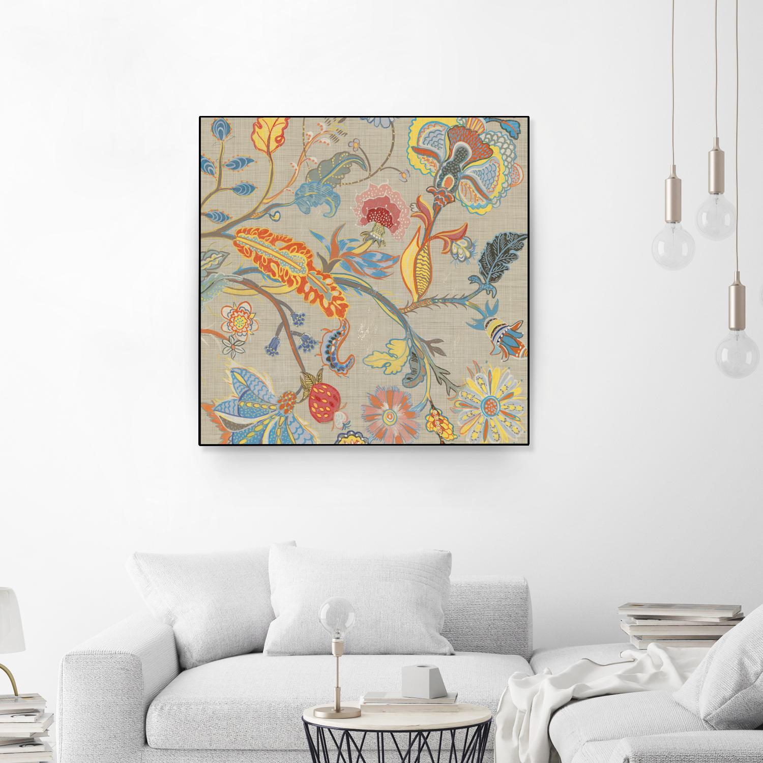 Folklore I by Maya Woods on GIANT ART - red floral