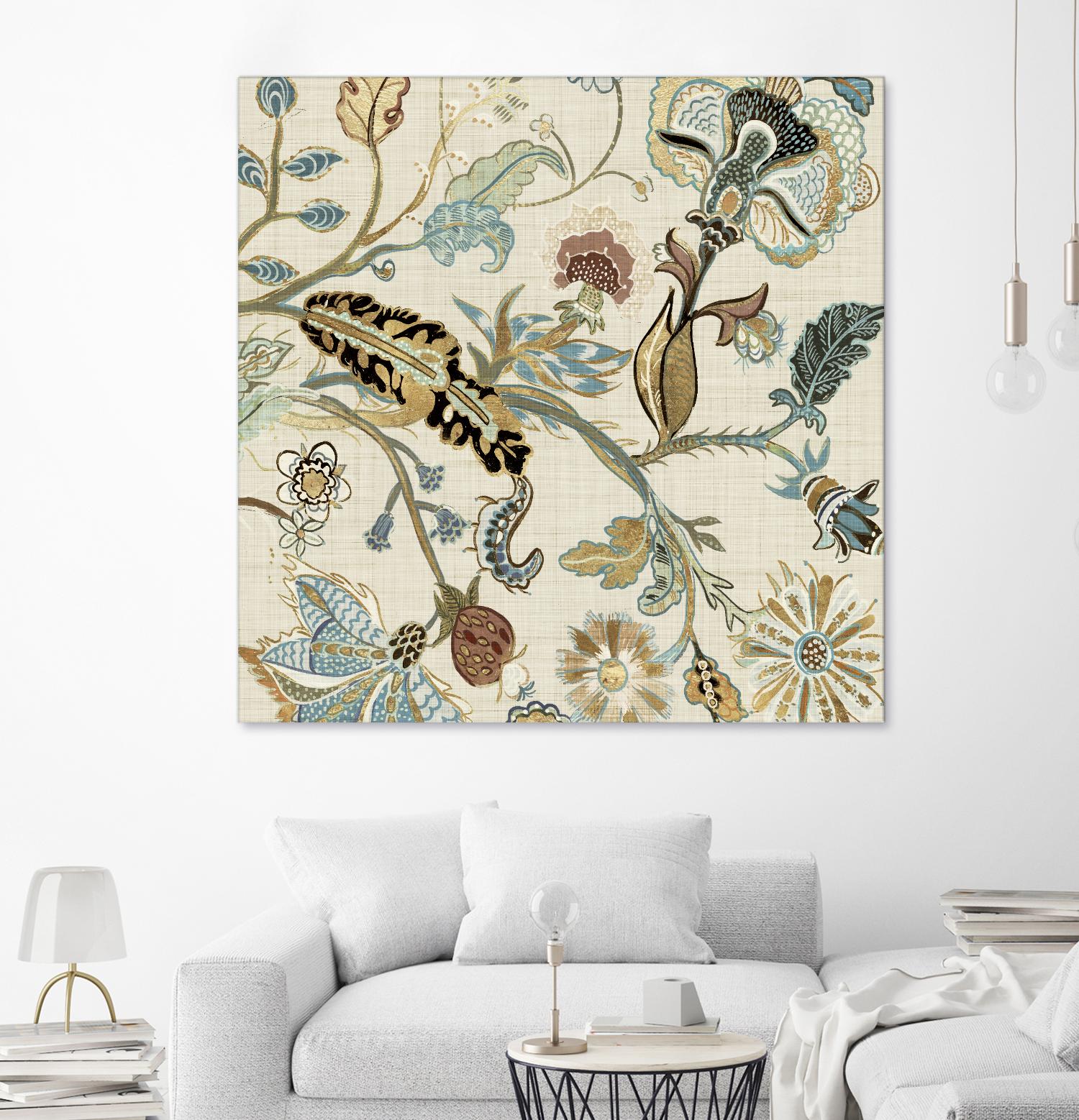 Mythos II by Maya Woods on GIANT ART - brown floral