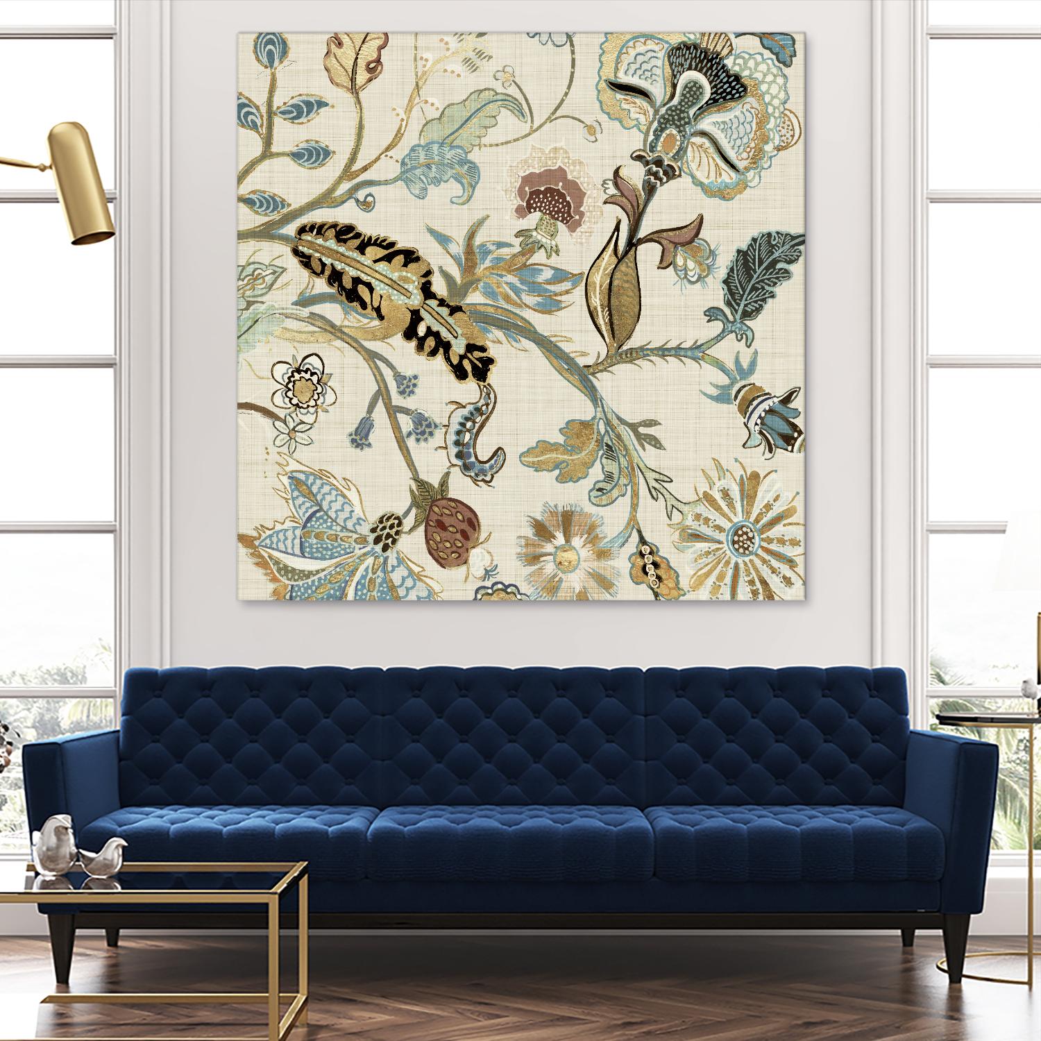 Mythos II by Maya Woods on GIANT ART - brown floral