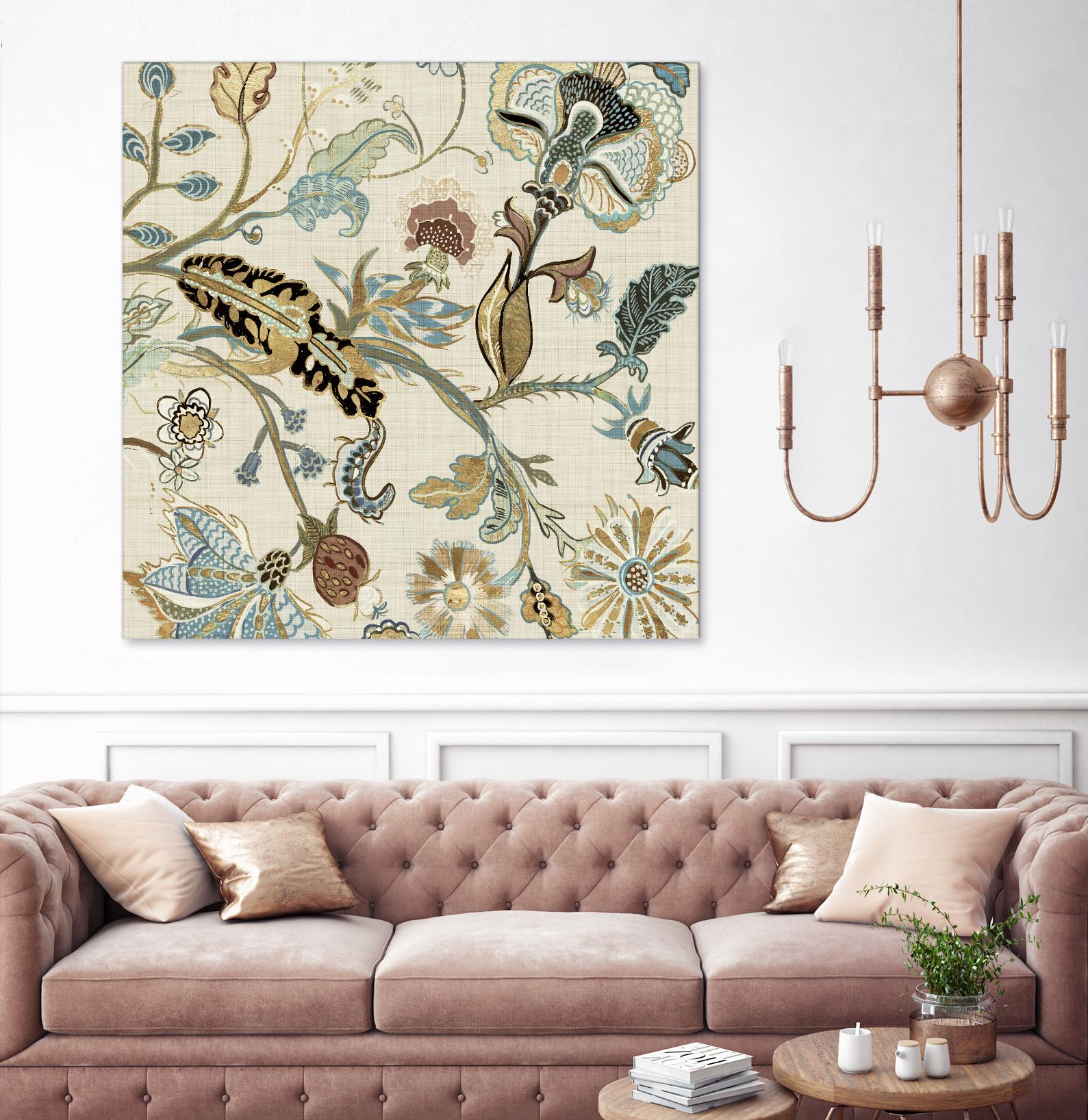 Mythos II by Maya Woods on GIANT ART - brown floral