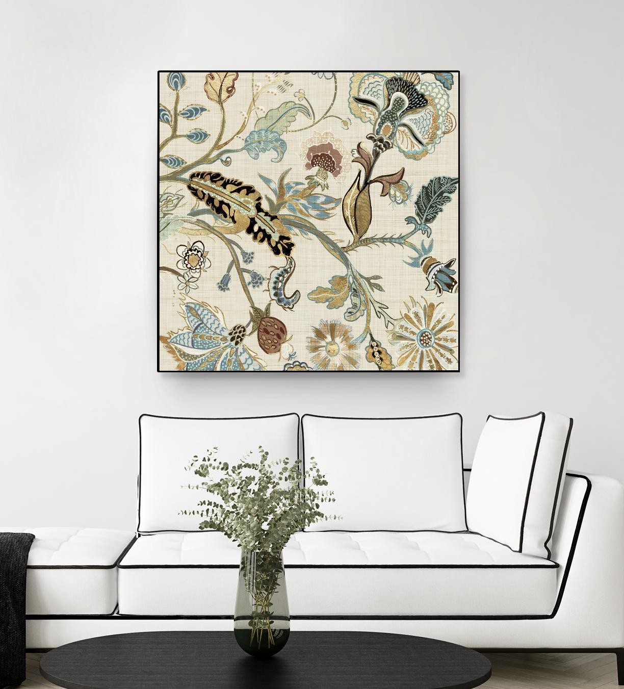 Mythos II by Maya Woods on GIANT ART - brown floral