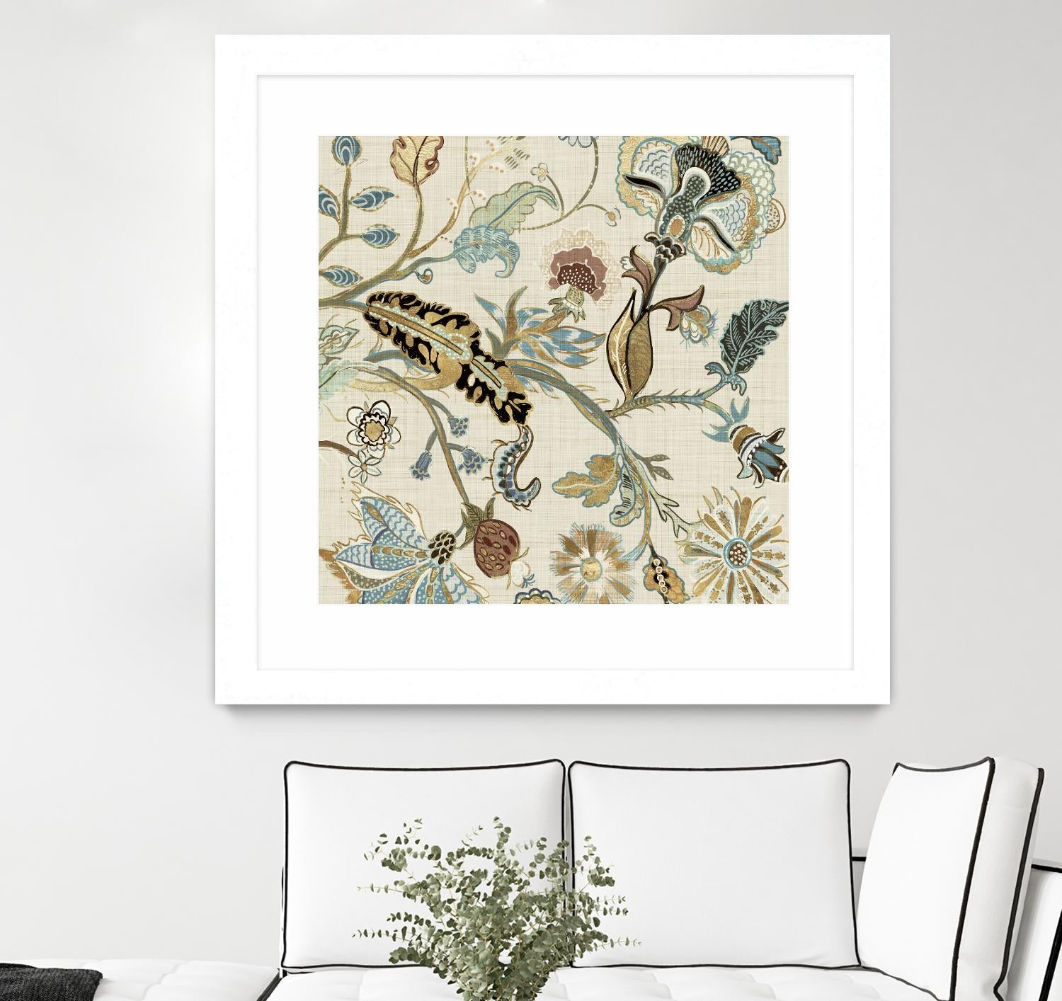 Mythos II by Maya Woods on GIANT ART - brown floral