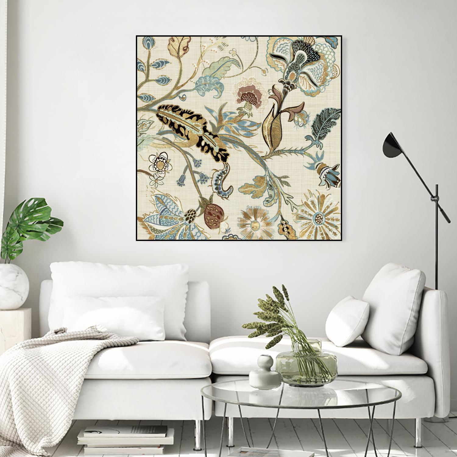 Mythos II by Maya Woods on GIANT ART - brown floral