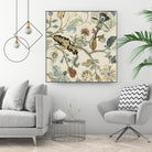 Mythos II by Maya Woods on GIANT ART - brown floral