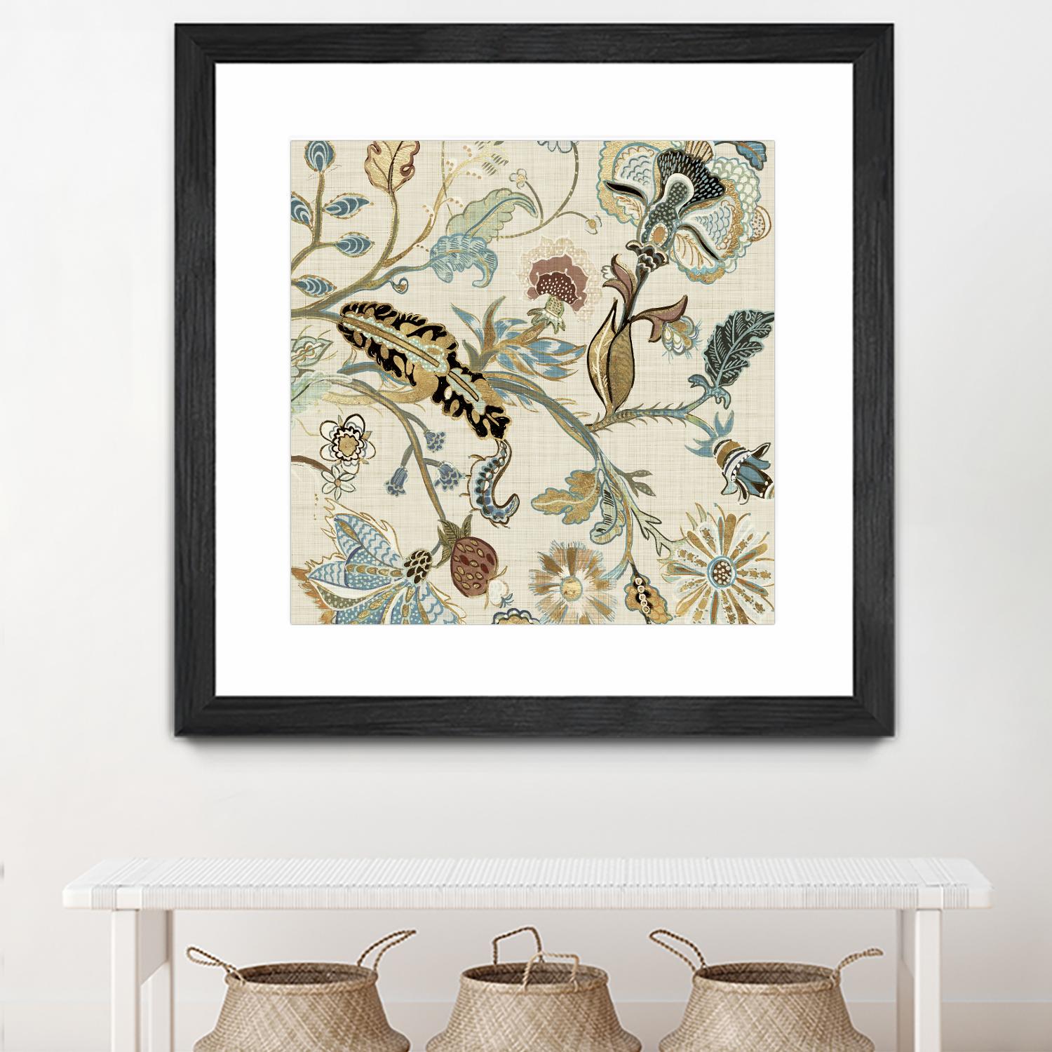 Mythos II by Maya Woods on GIANT ART - brown floral