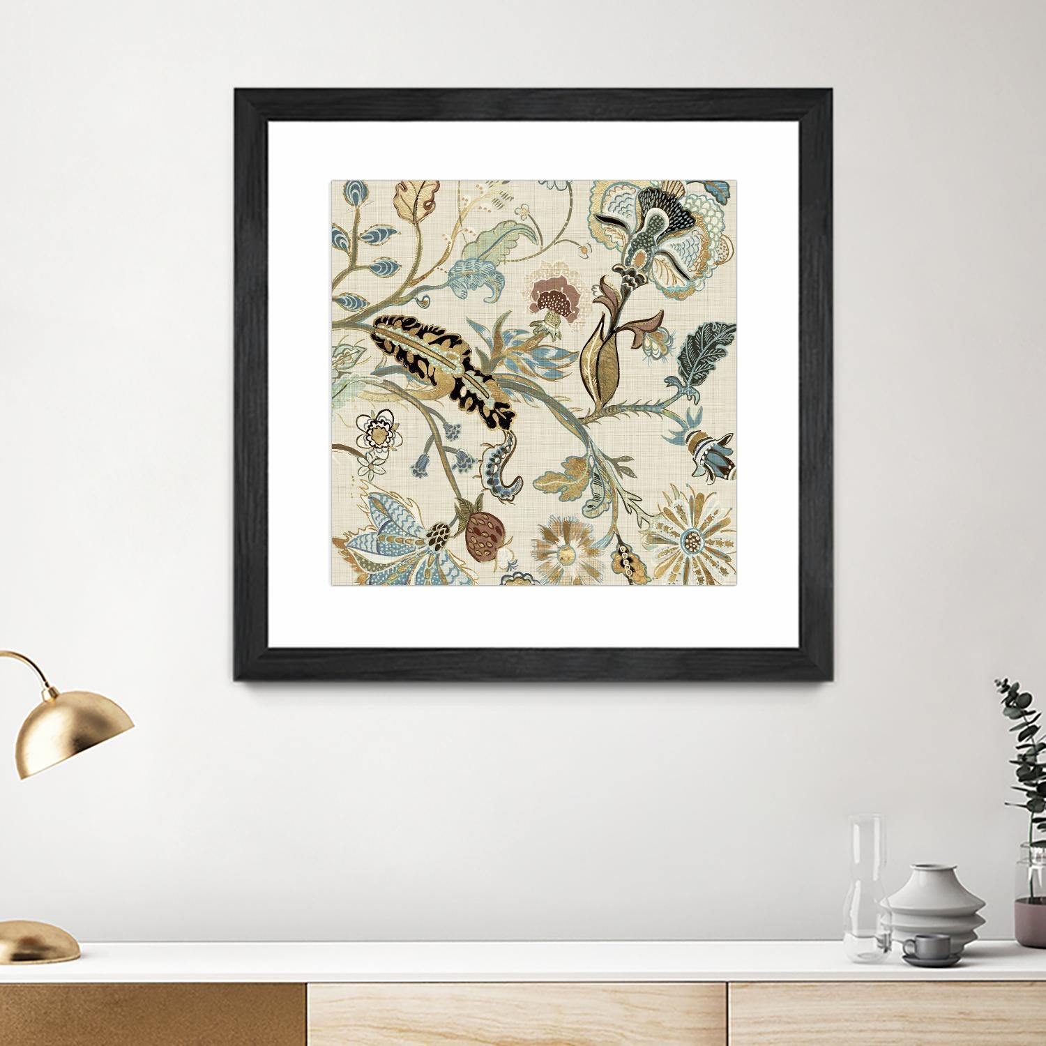 Mythos II by Maya Woods on GIANT ART - brown floral