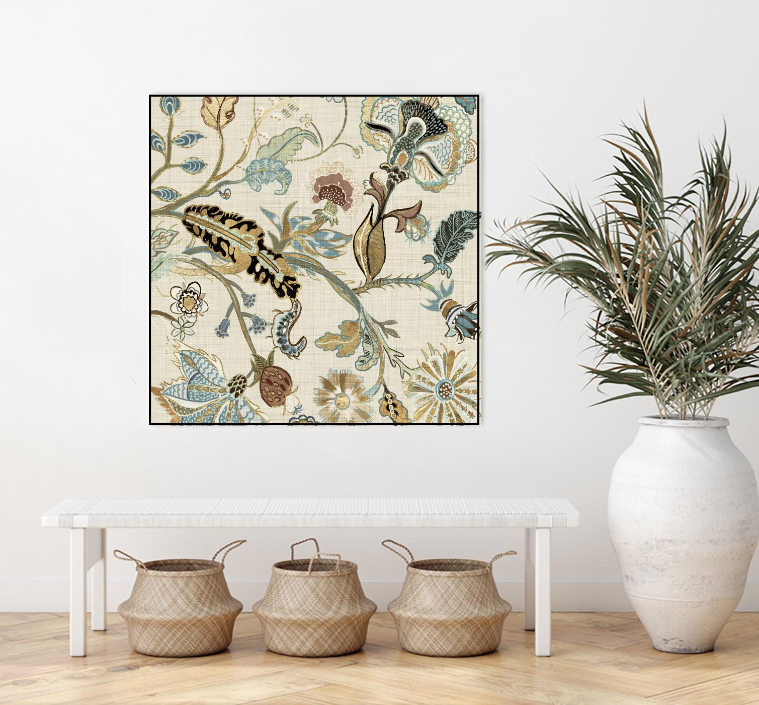 Mythos II by Maya Woods on GIANT ART - brown floral