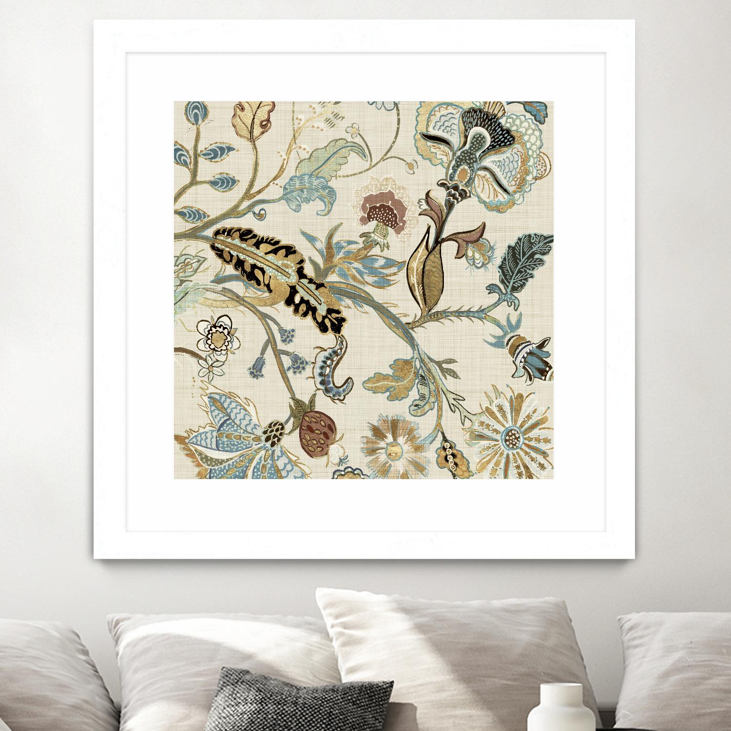 Mythos II by Maya Woods on GIANT ART - brown floral