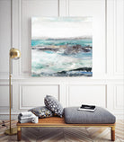 Sea Foam I by Maya Woods on GIANT ART - cyan abstract
