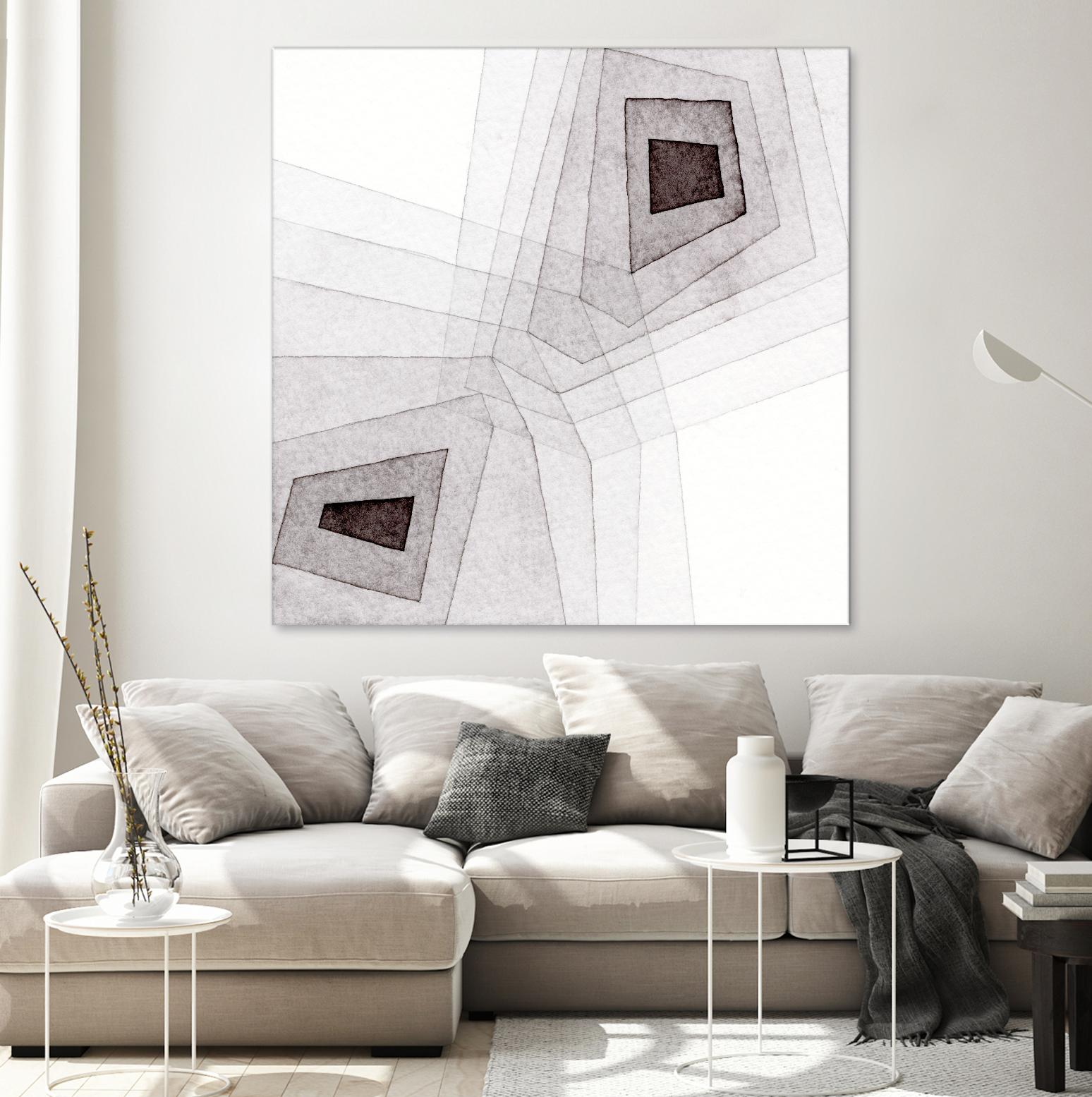 Meld III by Nikki Galapon on GIANT ART - white contemporary