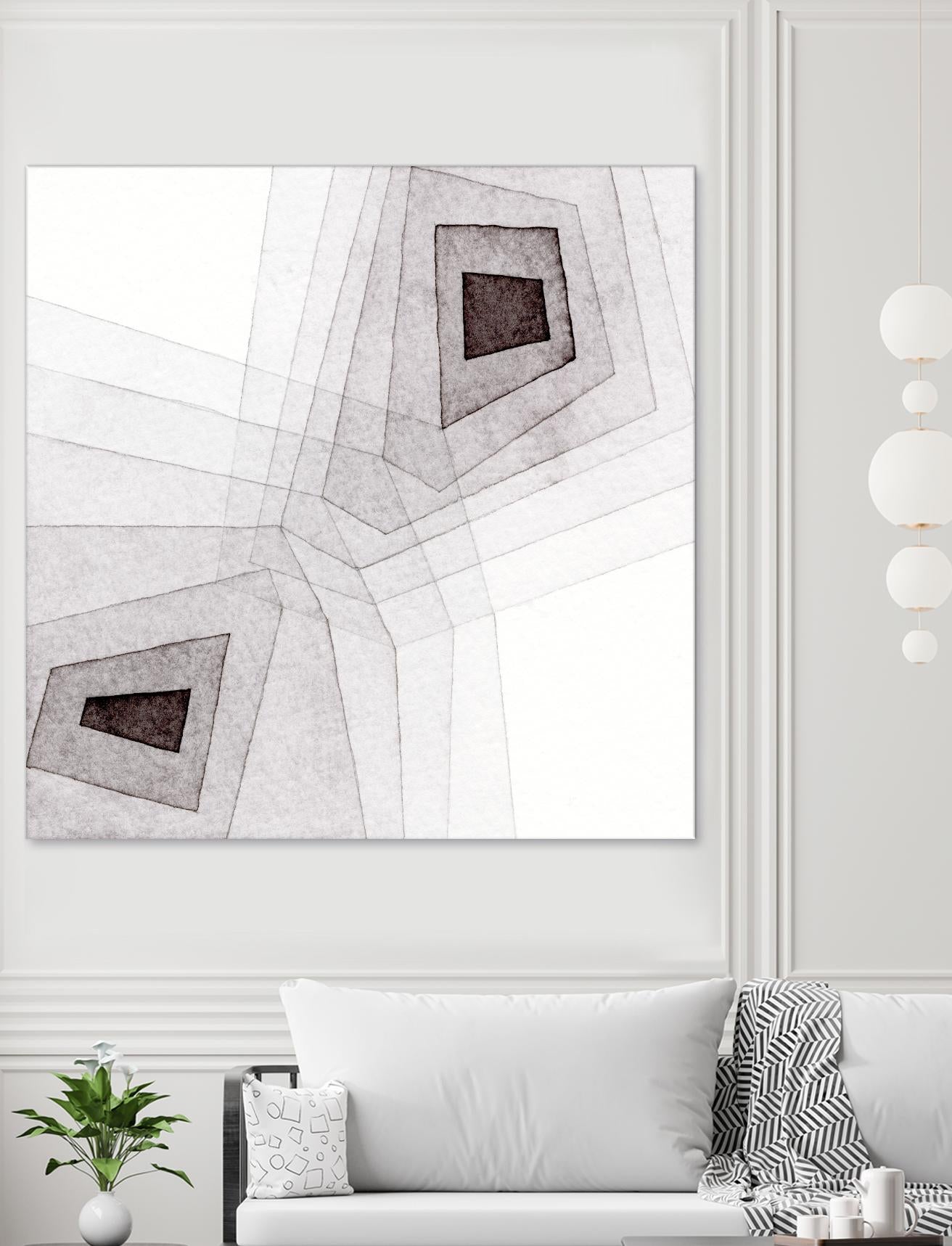 Meld III by Nikki Galapon on GIANT ART - white contemporary