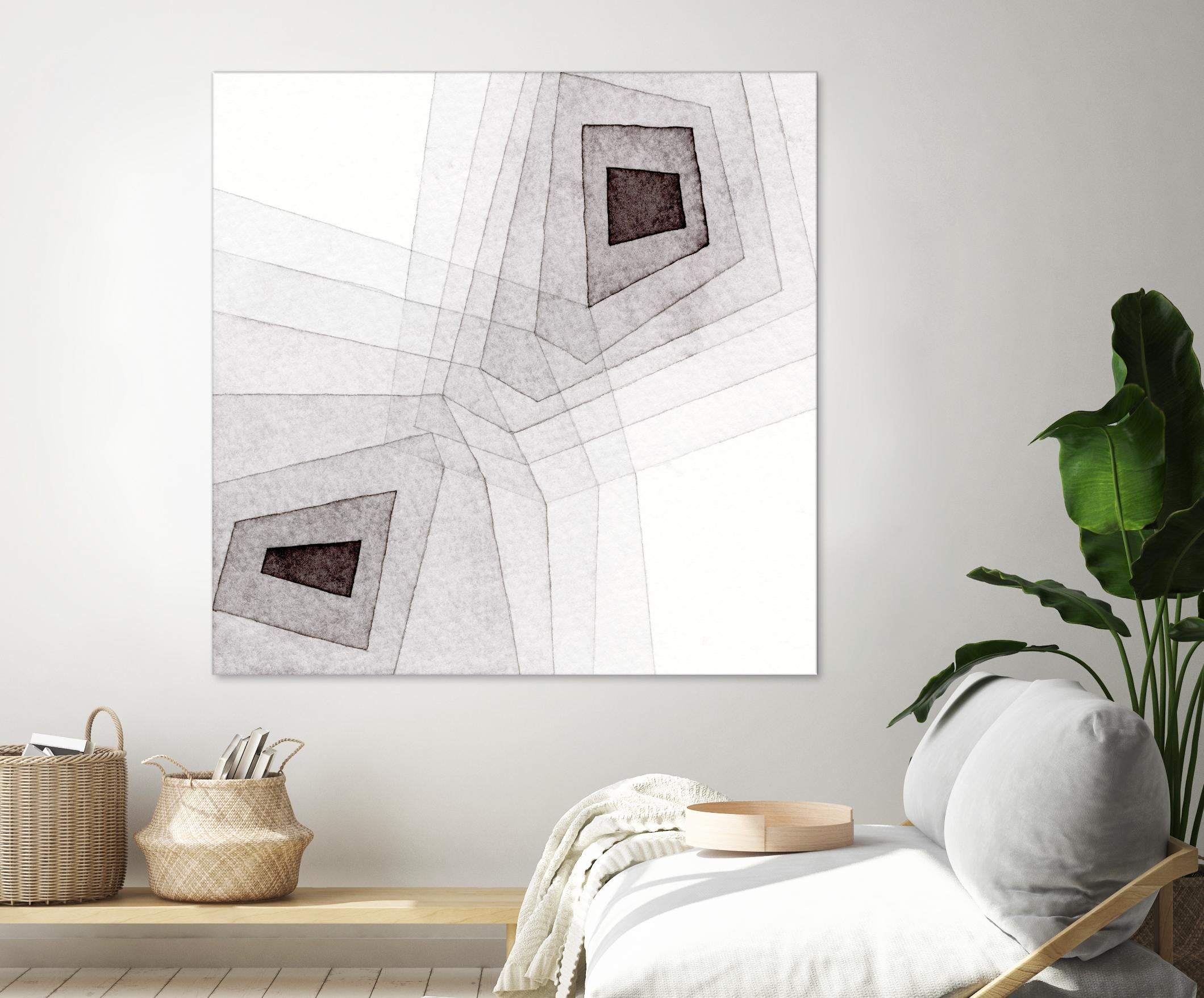Meld III by Nikki Galapon on GIANT ART - white contemporary