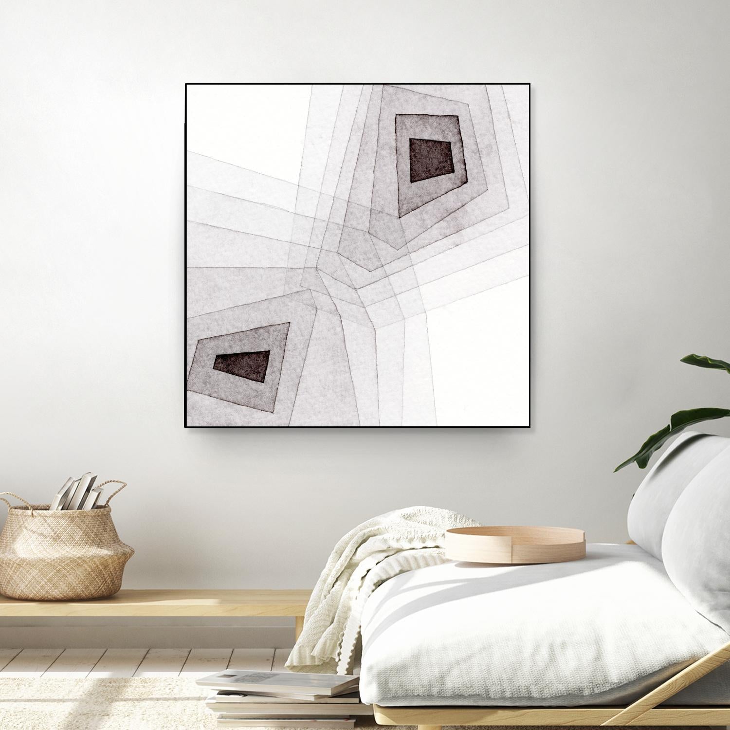 Meld III by Nikki Galapon on GIANT ART - white contemporary